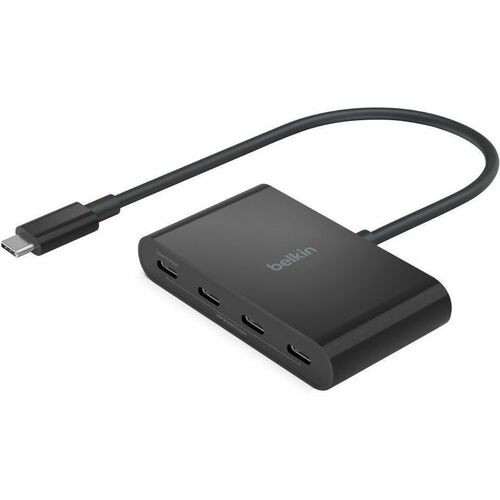 Belkin AVC018btBK USB/Firewire Adapters Belkin Connect Usb-c 4-port Hub, Adapter Dongle, 4xusb-c Ports And 100w Pd Max 10gbps Data Transfer Ma 745883850181