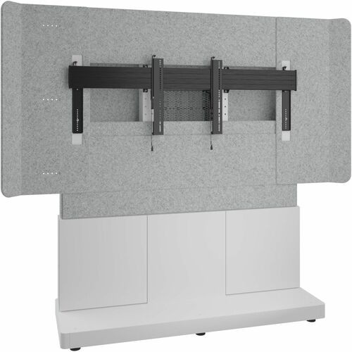 Middle Atlantic FM-DS-6675FS-ED8W Stands & Cabinets Middle Atlantic Forum Series 4ru Free-standing 3-bay Single Display Stand - Light Finish - Up To 85" Fmds6675fsed8w 656747398513