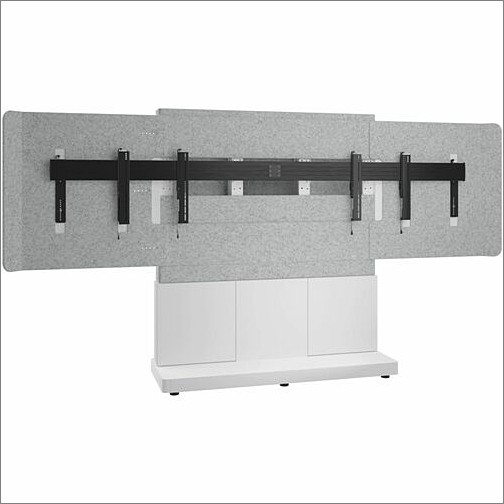 Middle Atlantic FM-DS-6675FS-JD8W Stands & Cabinets Middle Atlantic Forum Display Stand - Up To 75" Screen Support - 74.50" Height X 66" Width X 20" Dep Fmds6675fsjd8w 656747398650