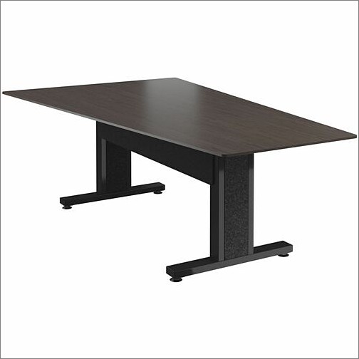 Middle Atlantic FM-TAN-0905430-A3B Tables & Desks Middle Atlantic Forum Series Angle Table For 5 - 7 People - 90in Length - Asian Night Table Top With Fmtan0905430a3b 656747399022