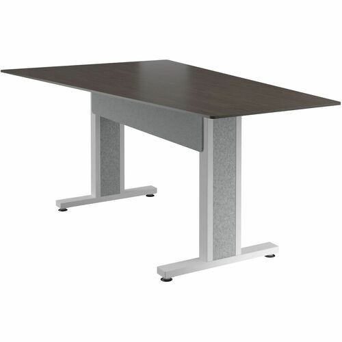 Middle Atlantic FM-TAN-0905438-A3W Tables & Desks Middle Atlantic Forum Series Angle Table For 5 - 7 People - 90in Length - Asian Night Table Top With Fmtan0905438a3w 656747399084