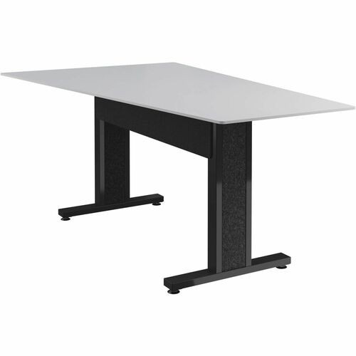 Middle Atlantic FM-TAN-0905438-D8B Tables & Desks Middle Atlantic Forum Series Angle Table For 5 - 7 People - 90in Length - Designer White Table Top W Fmtan0905438d8b 656747399091