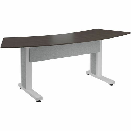 Middle Atlantic FM-TAR-0883430-A3W Tables & Desks Middle Atlantic Forum Series Arc Table For 3 People - 30in Height - Asian Night Table Top With Light Fmtar0883430a3w 656747399190