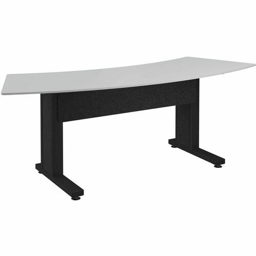 Middle Atlantic FM-TAR-0883430-D8B Tables & Desks Middle Atlantic Forum Series Arc Table For 3 People - 30in Height - Designer White Table Top With Da Fmtar0883430d8b 656747399206