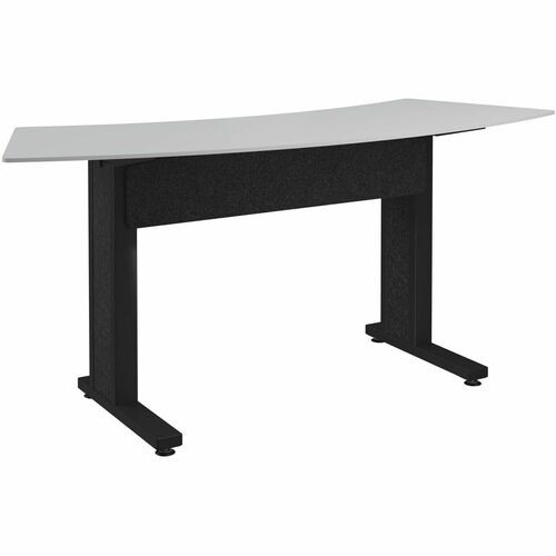 Middle Atlantic FM-TAR-0883438-D8B Tables & Desks Middle Atlantic Forum Series Arc Table For 3 People - 38in Height - Designer White Table Top With Da Fmtar0883438d8b 656747399244