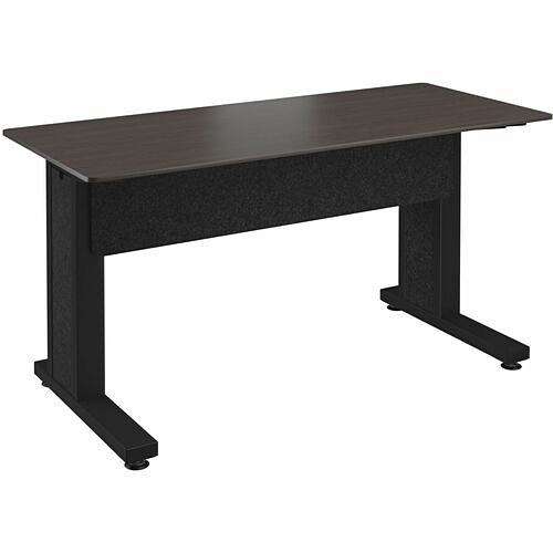 Middle Atlantic FM-TRE-0602730-A3B Tables & Desks Middle Atlantic Forum Series Rectangle Table For 2 People - 30in Height - Asian Night Table Top With Fmtre0602730a3b 656747399107