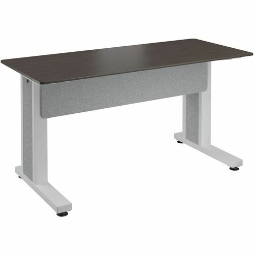 Middle Atlantic FM-TRE-0602730-A3W Tables & Desks Middle Atlantic Forum Series Rectangle Table For 2 People - 30in Height - Asian Night Table Top With Fmtre0602730a3w 656747399114