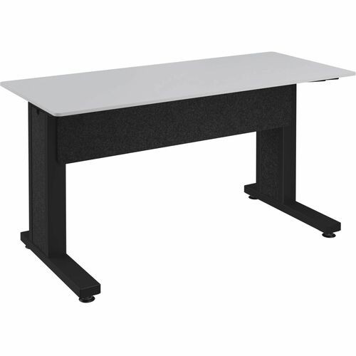 Middle Atlantic FM-TRE-0602730-D8B Tables & Desks Middle Atlantic Forum Series Rectangle Table For 2 People - 30in Height - Designer White Table Top W Fmtre0602730d8b 656747399121