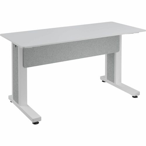 Middle Atlantic FM-TRE-0602730-D8W Tables & Desks Middle Atlantic Forum Series Rectangle Table For 2 People - 30in Height - Designer White Table Top W Fmtre0602730d8w 656747399138