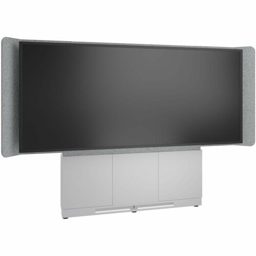 Middle Atlantic FM-DS-6675FW-KA3B Stands & Cabinets Middle Atlantic Forum Series 4ru Floor-to-wall Mounted 3-bay Single Display Stand - Dark Finish - Up Fmds6675fwka3b 656747398667
