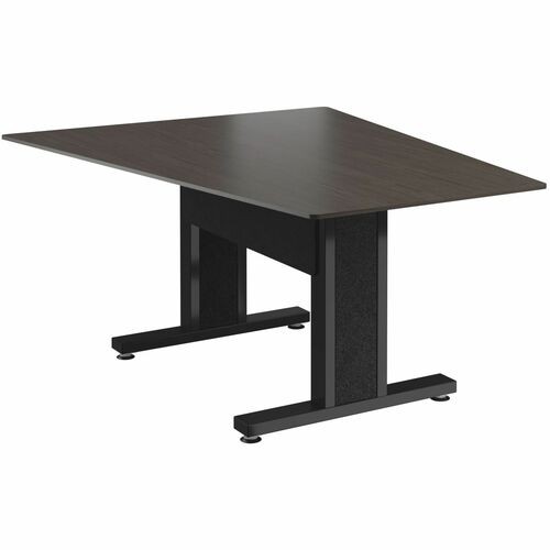 Middle Atlantic FM-TAN-0595430-A3B Tables & Desks Middle Atlantic Forum Series Angle Table For 3 - 5 People - 59in Length - Asian Night Table Top With Fmtan0595430a3b 656747398940
