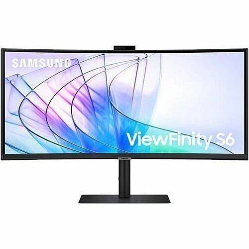 Samsung S34C654VAN Monitors Samsung Viewfinity S6 S34c654van 34" Class Webcam Uw-qhd Curved Screen Lcd Monitor - 21:9 - Black -  887276756851