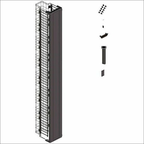 C2g MM20VMD810-B Cable Management Ortronics Mm20 Vertical Cable Manager With Door, 10" Wide, For 8 Ft (51u) Rack, Black - Vertical Cab Mm20vmd810b 662875216186