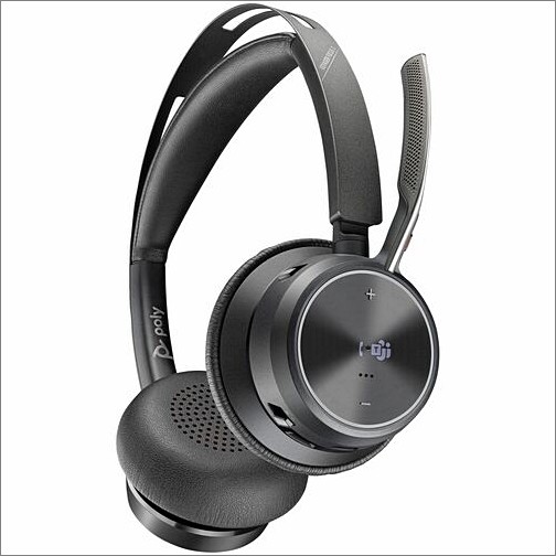 Hp 77Y85AA Headsets/Earsets Poly Voyager Focus 2 Microsoft Teams Certified Usb A Headset - Microsoft Teams Certification - Siri, 