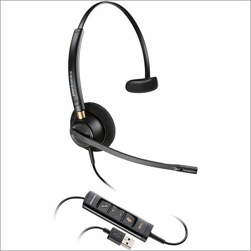 Hp 783R1AA Headsets/Earsets Poly Encorepro 515 Microsoft Teams Certified Monoaural With Usb-a Headset - Mono - Usb Type A - Wire 197029632883