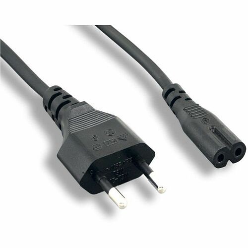 Monoprice 32983 Power Cords Monoprice Standard Power Cord - 18 Gauge - Black - 6 Ft Cord Length - Cee 7/16 / Iec 60320 C7, 2-pro 889028035641