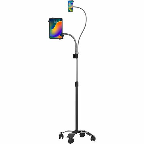 Cta Digital PAD-CGS2P Stands & Cabinets Cta Digital Compact Dual Gooseneck Floor Stand For Phone And 7-13-inch Tablets - Up To 13" Screen Su Padcgs2p 656777023867
