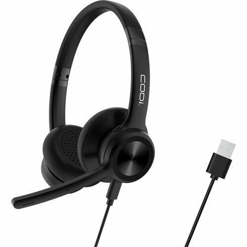 Codi A04618 Headsets/Earsets Codi Wired Stereo Dual Ear Headset W/ Enc Microphone - Stereo - Usb Type C - Wired - Over-the-head - 633886016010
