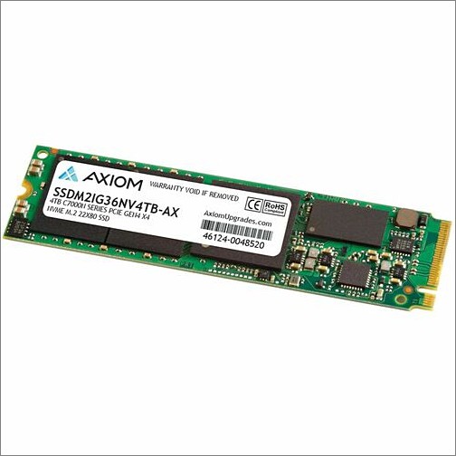 Axiom Memory SSDM2IG36NV4TB-AX Hard Drives Axiom C7000n 4 Tb Solid State Drive - M.2 2280 Internal - Pci Express Nvme (pci Express Nvme 4.0 X4) Ssdm2ig36nv4tbax 840177886065
