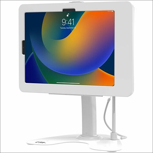 Cta Digital PAD-ASK109W Stands & Cabinets Cta Dual Security Kiosk For Ipad 10, Ipad Air, And 11" Ipad Pro (white) - 10.9" To 11" Screen Support  Padask109w 656777024550