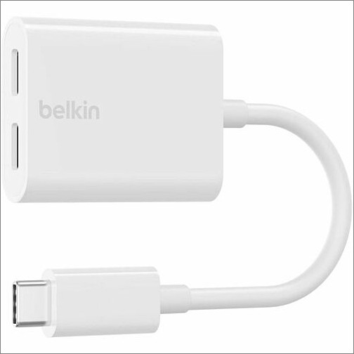 Belkin F7U081BTWH Connector Adapters Rockstar Usb-c Audio + Charge Adapter 745883863723