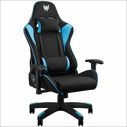 Acer GP.GCR11.00N Sound Loungers Predator Pgc110 Gaming Chair - For Gaming - Polyurethane - Black, Blue (gp.gcr11.00n) Gpgcr1100n 195133169097