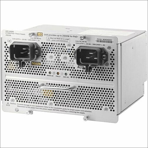 Aruba Networks J9830B#B2C Power Supplies Aruba 5400r 2750w Poe+ Zl2 Psu Perp - Jmpcbl-row Pl-35 (j9830b#b2c) J9830bb2c 0190017129839