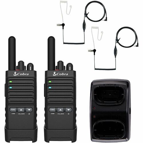 Cobra PX652 Walkie Talkies/Radios Cobra Px650 (px652 Bundle) - 22 Radio Channels - Upto 221760 Ft - 38 Total Privacy Codes - Voice Act 028377203053