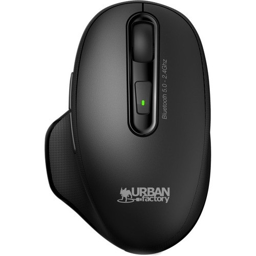 Urban Factory BTM10UF Pointing Devices (Mice) Onlee Pro Dual: Ergonomic Bluetooth And 2.4ghz Mouse 1600dpi - Rechargeable - Bl (btm10uf) 888225022331