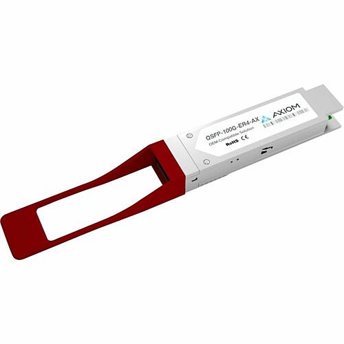 Axiom Memory QSFP-100G-ER4-AX Switch Modules Axiom 100gbase-er4 Qsfp28 Transceiver For Arista - Qsfp-100g-er4 - For Data Networking, Optical Netw Qsfp100ger4ax 840177887222