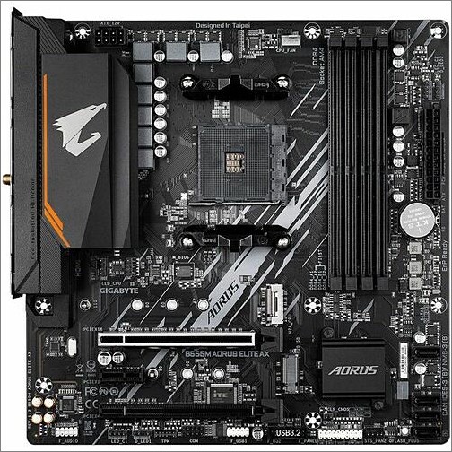 Gigabyte B550M AORUS ELITE AX Motherboards Aorus Ultra Durable Desktop Motherboard - Amd B550 Chipset - Socket Am4 - Micro Atx - Ryzen 5, Ryzen B550maoruseliteax 889523037294