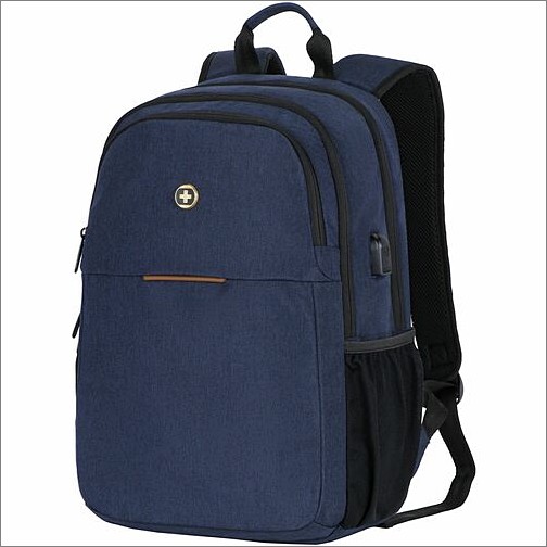Swissdigital SD1636-12 Carrying Cases Swissdigital Design Carrying Case (backpack) For 17" Notebook, Power Bank, Accessories, Water Bottle Sd163612 850040750652