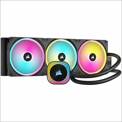 Corsair CW-9061004-WW Processor/Case Fans Corsair Icue Link H170i Rgb Aio Liquid Cpu Cooler - 617.1 Gal/min Maximum Airflow - 2000 Rpm - Liqui Cw9061004ww 840006665847