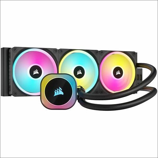 Corsair CW-9061003-WW Processor/Case Fans Corsair Icue Link H150i Rgb Aio Liquid Cpu Cooler - 472 Gal/min Maximum Airflow - 2400 Rpm - Liquid  Cw9061003ww 840006665830