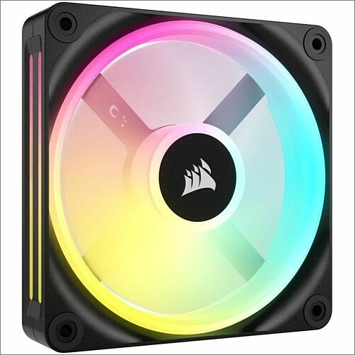 Corsair CO-9051001-WW Processor/Case Fans Corsair Icue Link Qx120 Rgb 120mm Pwm Pc Fan Expansion Kit - 472 Gal/min Maximum Airflow - 2400 Rpm  Co9051001ww 840006697930