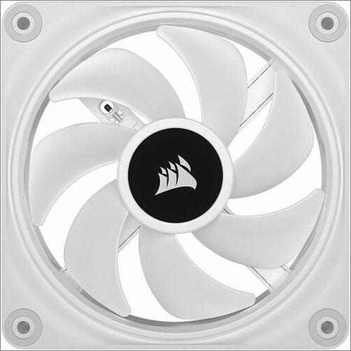 Corsair CO-9051005-WW Processor/Case Fans Corsair Icue Link Qx120 Rgb 120mm Pwm Pc Fan Expansion Kit - White - 472 Gal/min Maximum Airflow - 2 Co9051005ww 840006697978