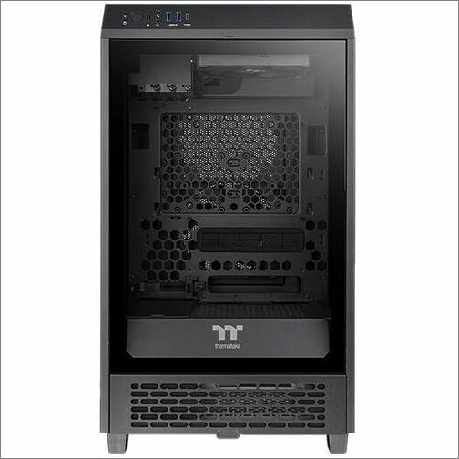 Thermaltake CA-1X9-00S1WN-00 Computer Cases Thermaltake The Tower 200 Snow Mini Chassis - Mini-tower - Black - Tempered Glass, Spcc - Mini Itx M Ca1x900s1wn00 841163087824