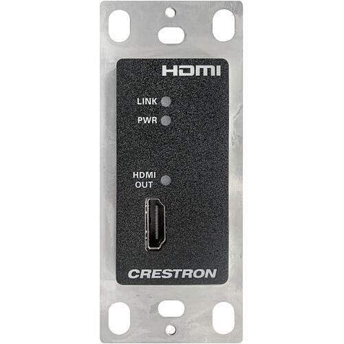 Crestron HD-RX-4KZ-101-1G-B Video Consoles/Extenders Crestron Dm Lite 4k60 4:4:4 Receiver For Hdmi Signal Extension Over Catx Cable, Wall Plate, Black -  Hdrx4kz1011gb 