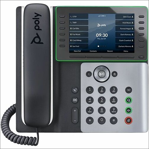 Poly 82M91AA IP Phones Poly Edge E550 Ip Phone - Corded - Corded/cordless - Bluetooth, Wi-fi - Desktop, Wall Mountable - Bl 197497341393