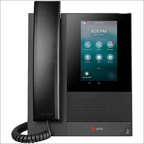 Hp 84C14AA#ABA IP Phones Poly Ccx 400 Ip Phone - Corded - Corded - Wall Mountable, Desktop - Black - 24 X Total Line - Voip - 84c14aaaba 197497515633