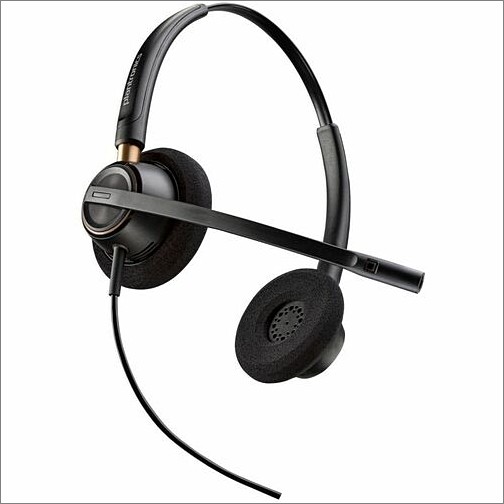 Hp 783P6AA#ABA Headsets/Earsets Poly Encorepro 520 With Quick Disconnect Binaural Headset Taa - Stereo - Mini-phone (3.5mm) - Wired  783p6aaaba 197029632739
