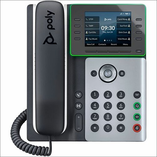 Hp 82M88AA IP Phones Poly Edge E320 Ip Phone - Corded - Corded/cordless - Bluetooth - Desktop, Wall Mountable - Voip - 2  197497341362
