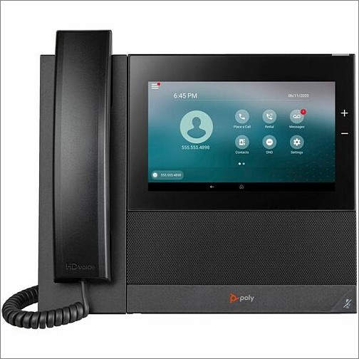 Hp 82Z85AA IP Phones Poly Ccx 600 Ip Phone - Corded - Corded/cordless - Bluetooth, Wi-fi - Desktop - Black - Voip - 2 X N 197497342802