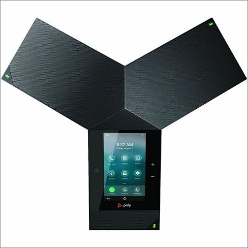 Hp 849A7AA#AC3 IP Phones Poly Trio Ip Conference Station - Corded/cordless - Bluetooth, Wi-fi, Nfc - Black - Voip - 2 X Netwo 849a7aaac3 197497506389