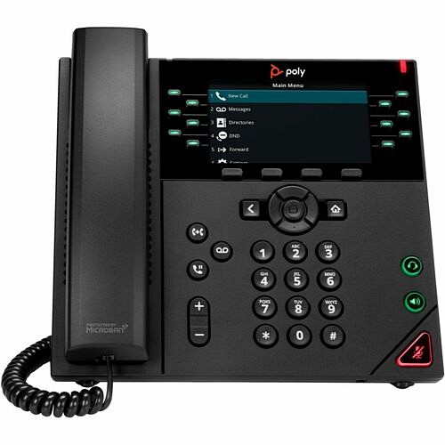 Hp 89B75AA#ABA IP Phones Poly Vvx 450 Ip Phone - Refurbished - Corded - Corded - Desktop, Wall Mountable - Black - Taa Compli 89b75aaaba 196188445303