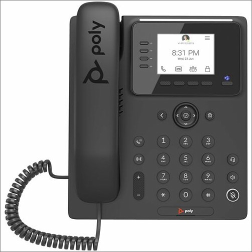 Hp 848Z7AA#AC3 IP Phones Poly Ccx 350 Ip Phone - Corded - Corded - Desktop, Wall Mountable - Black - Voip - 2 X Network (rj-4 848z7aaac3 197497506228
