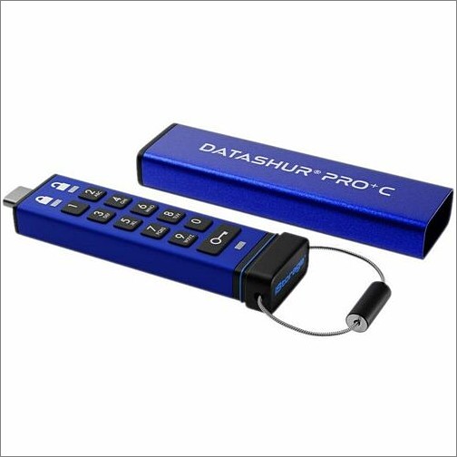 Istorage_kanguru IS-FL-DA3C-256-512 Flash Drives Istorage Datashur Pro+c 512gb   Secure Usb Type-c Hardware Encrypted Drive   Fips 140-3 Level 3 Cert Isflda3c256512 810111422529