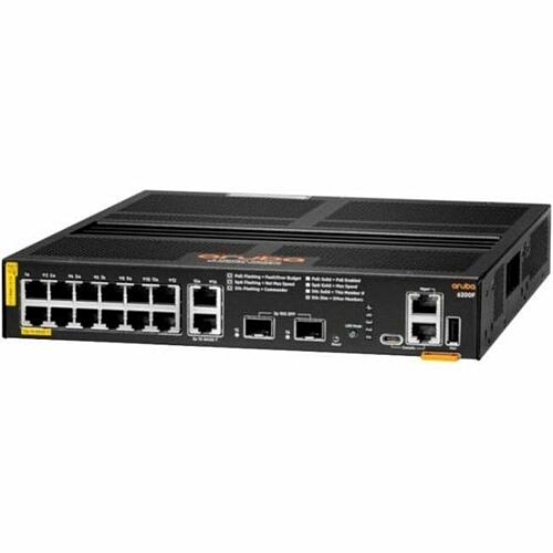 Aruba Networks R8Q72A#B2C Switches & Bridges Hpe 6200f 12g Class4 Poe 2g/2sfp+ 139w Switch - 14 Ports - Manageable - Gigabit Ethernet, 10 Gigabit R8q72ab2c 190017536866