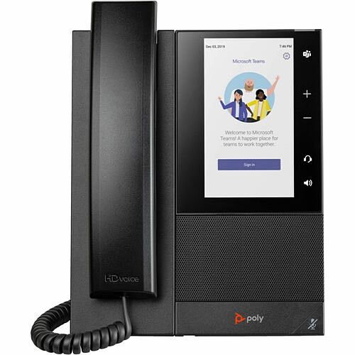 Poly 849A5AA#ABA IP Phones Poly Ccx 505 Ip Phone - Corded - Corded - Bluetooth - Desktop, Wall Mountable - Black - 24 X Total L 849a5aaaba 197497506334