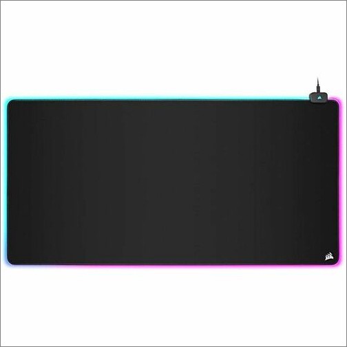 Corsair CH-9417080-WW Wrist/Mouse Pads Corsair Mm700 Rgb Extended 3xl Cloth Gaming Mouse Pad / Desk Mat - 24.02" X 48.03" Dimension - Rubbe Ch9417080ww 840006659143